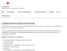 Tablet Screenshot of laoficina.dk
